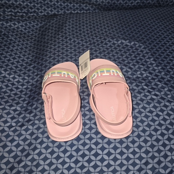 Nautica Pink Sandals Sporty Athleisure Style - Picture 4 of 6